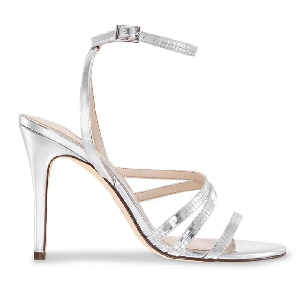 NINA CHELAN SANDAL in Silver Mirror - Picture 2 of 8